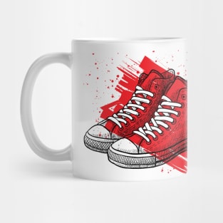 Sneakers drawing Mug